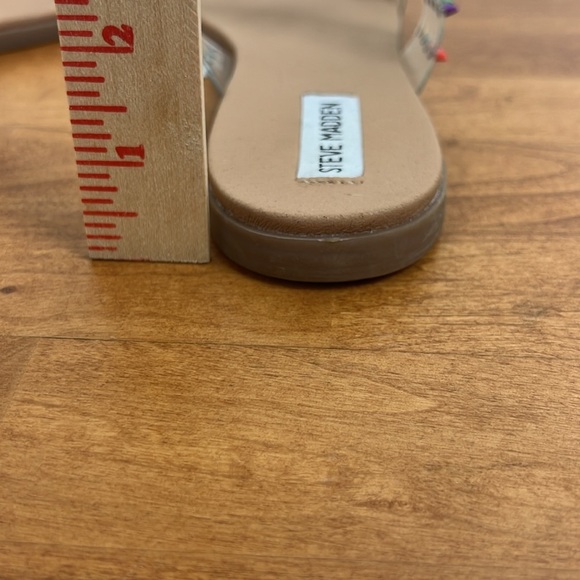 Steve Madden blizie spiky colorful slide sandals size 8 fun casual trendy - Picture 7 of 7